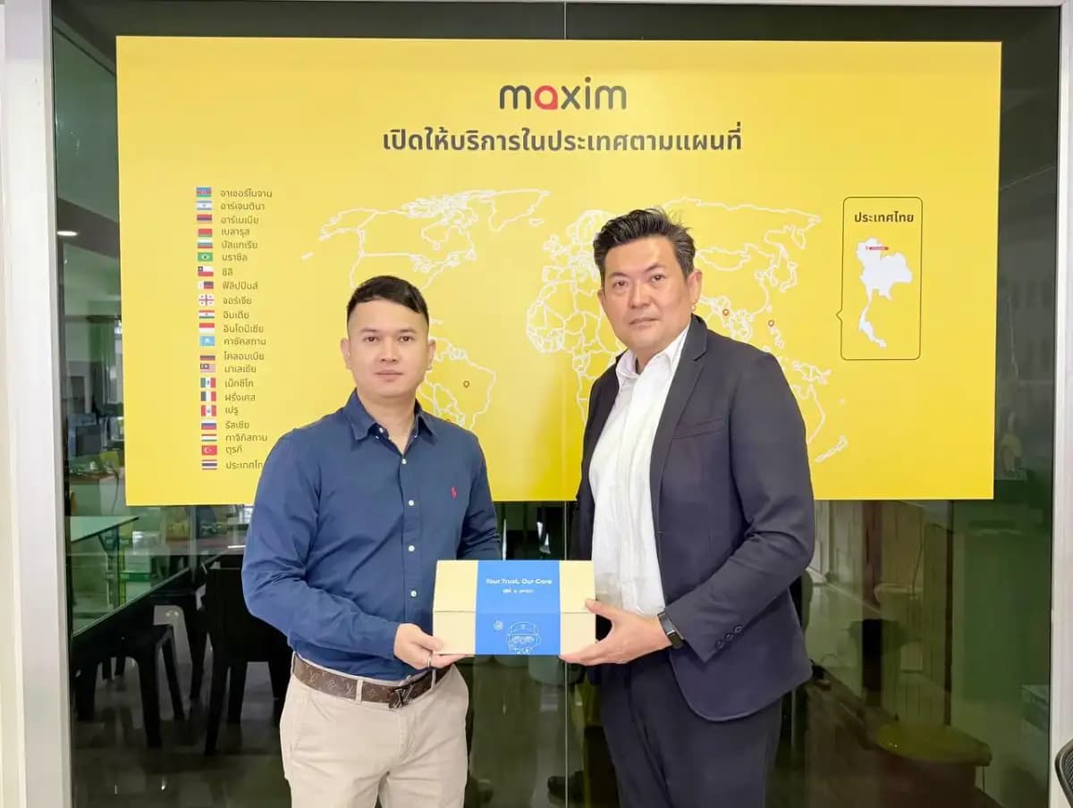 Maxim Thailand Helps Drivers Get Insurance Faster: Launch of Collaboration with Krungthai Panich